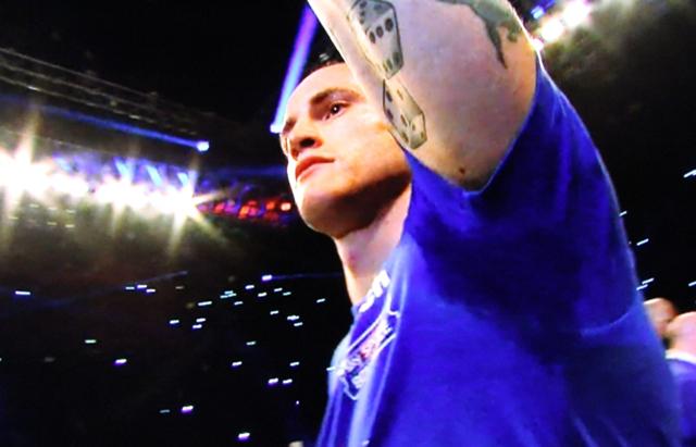 Boxing Results September 2014 - George Groves celebrates win over Christopher Rebrasse