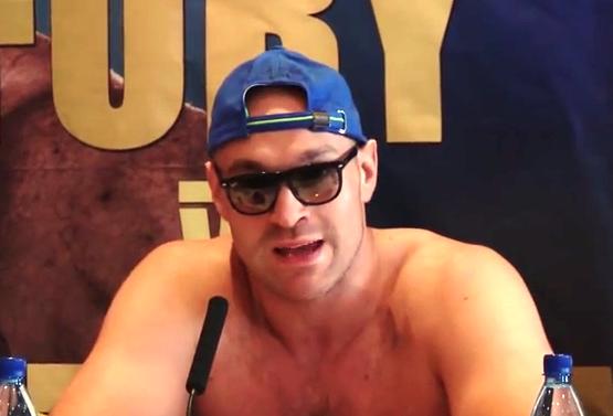 Klitschko vs Fury - Tyson Fury unloads insults at press conference