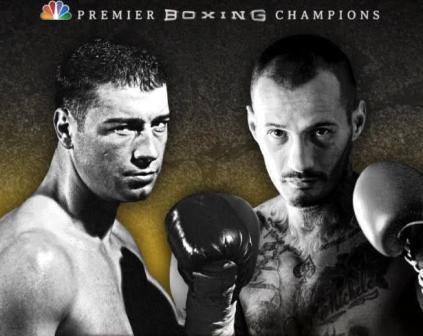 Bute vs Luisa boxing banner