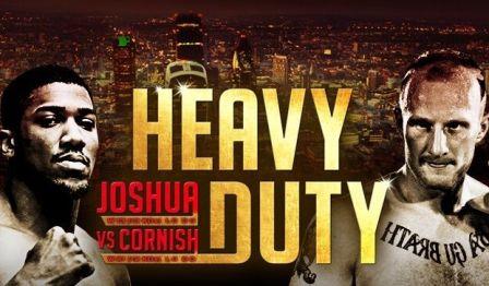 Joshua-Cornish will make up part of this weekend's TV boxing schedule