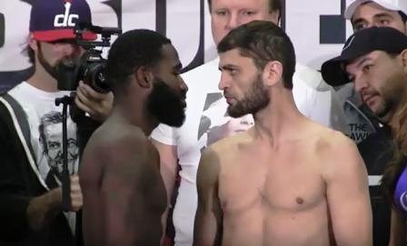 Broner vs Allakhverdiev - Adrien Broner and Khabib Allakhverdiev weigh in