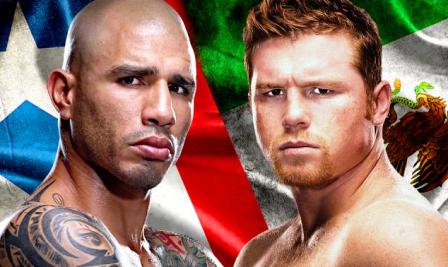 Cotto vs Canelo - Miguel Cotto, Canelo Alvarez Boxing Banner