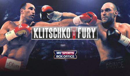 Klitschko vs Fury - Tyson Fury, Wladimir Klitschko boxing banner